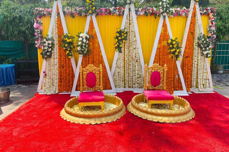 Haldi decor