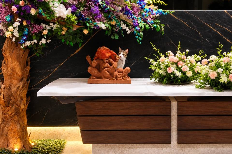 Ganpati decoration