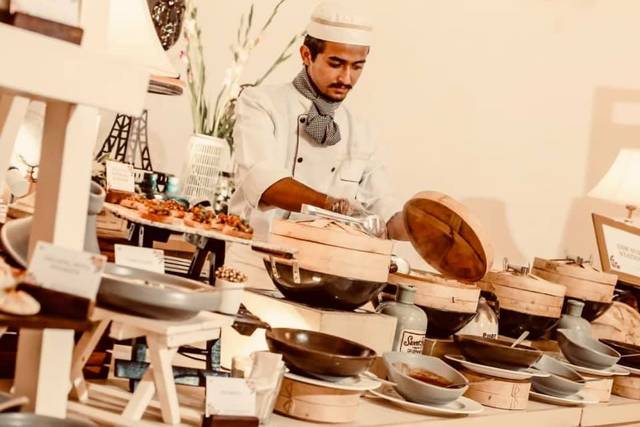 Catering setup