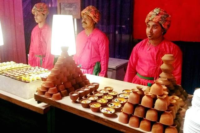 Catering setup