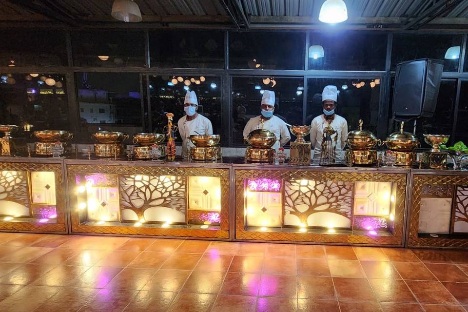 Catering setup