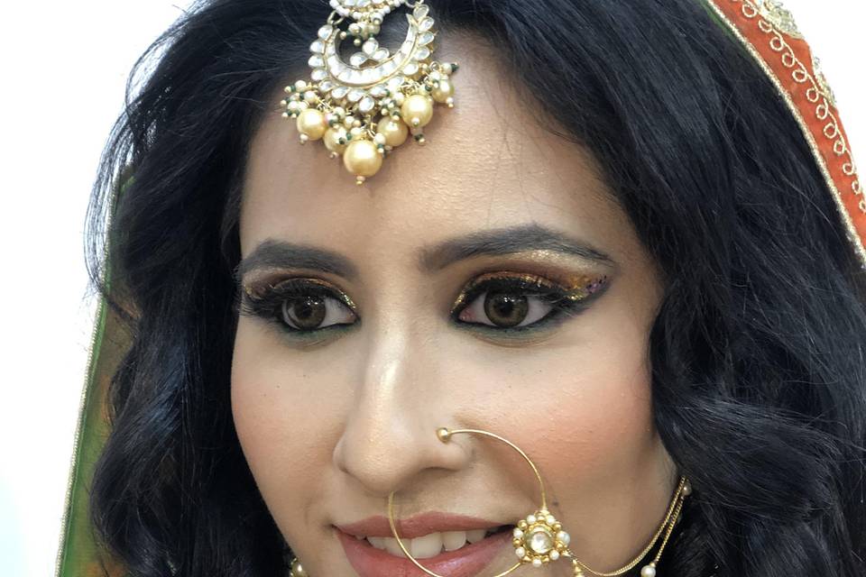 Bridal makeup