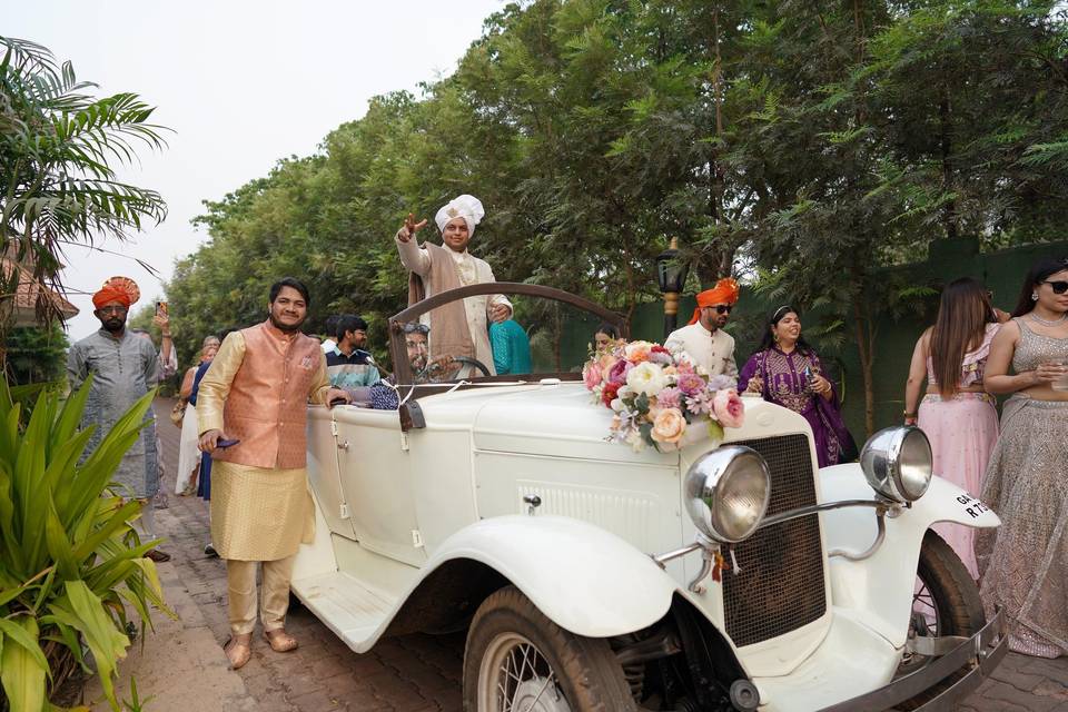 Groom's entry