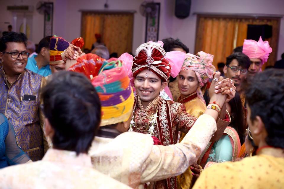 Groom's entry