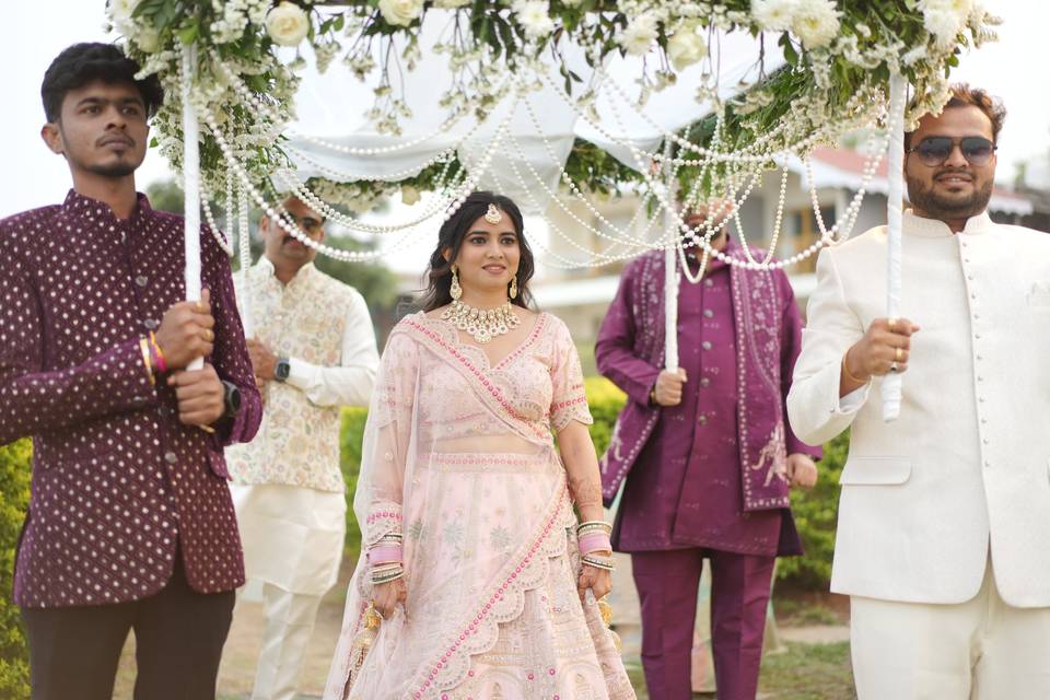 Bride's entry