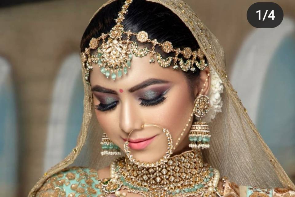 Bride makup