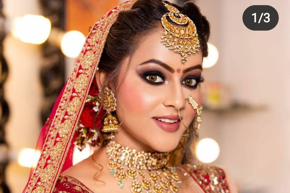 Bride makup