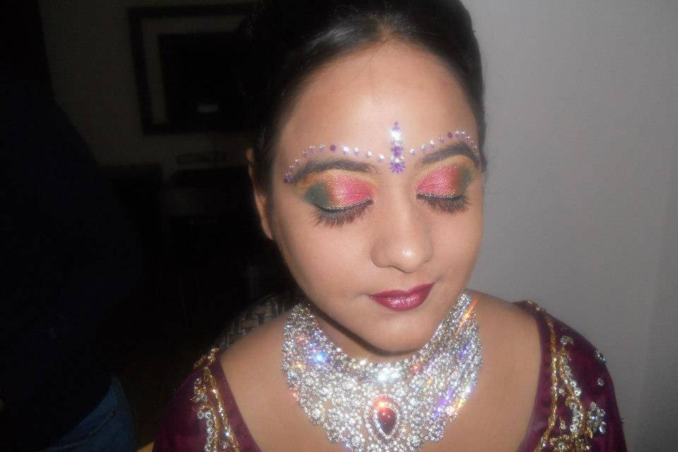 Bridal makeup