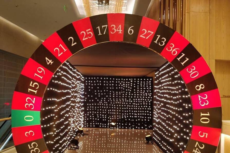 Casino Theme entrance arch