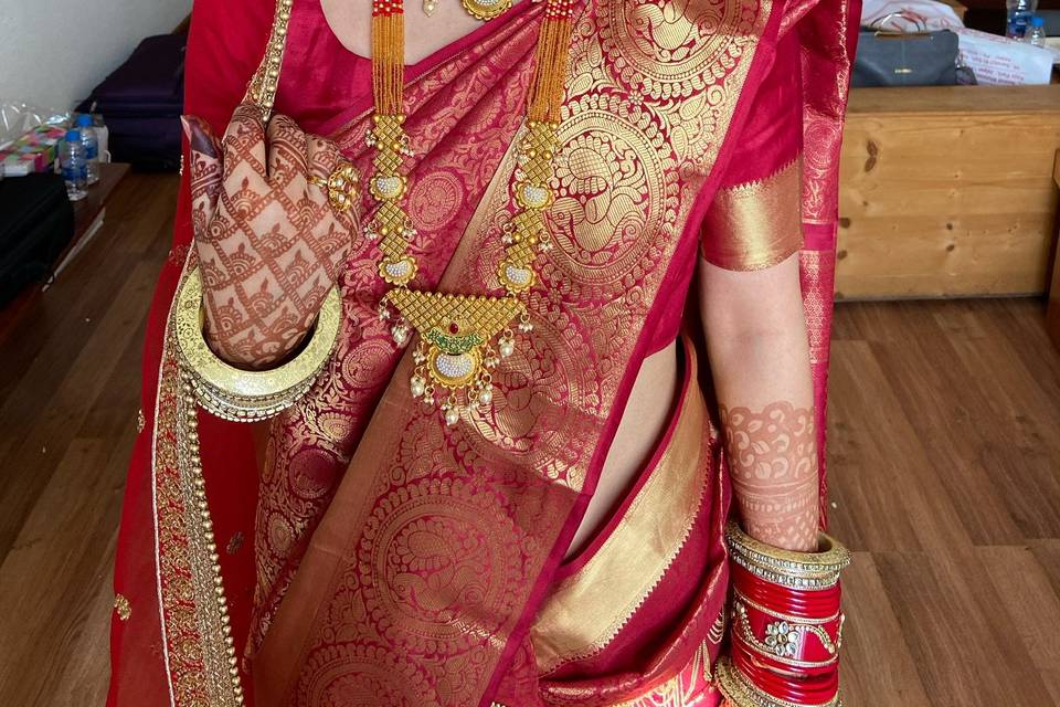 Aditi on her wedding