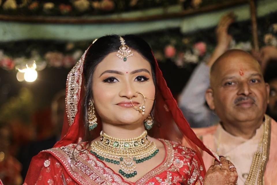 hD bridal makeup