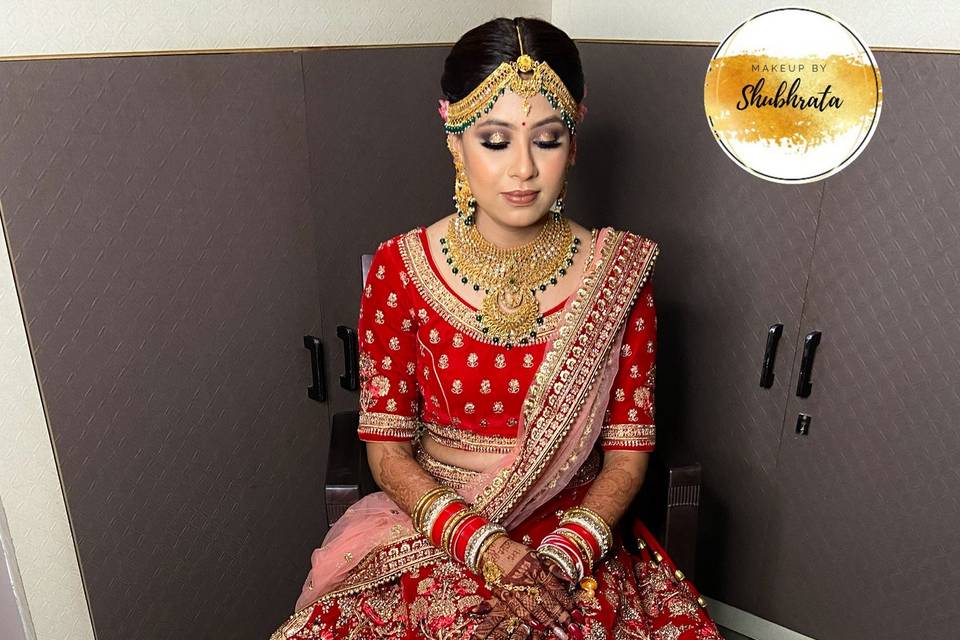 Riyanshu on her wedding day