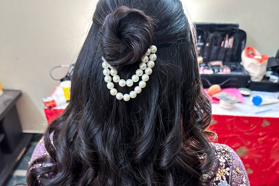 Engagement hairstyle