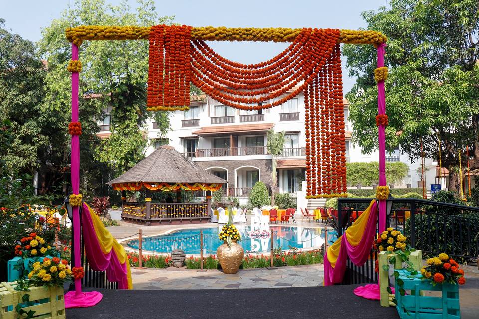 Haldi Entrance arch