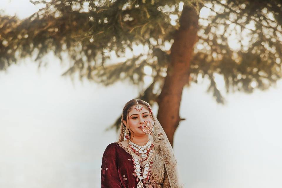 Yamini bride shoot dharamshala