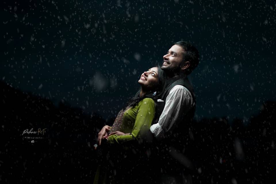 Snowfall prewedding shoot hp