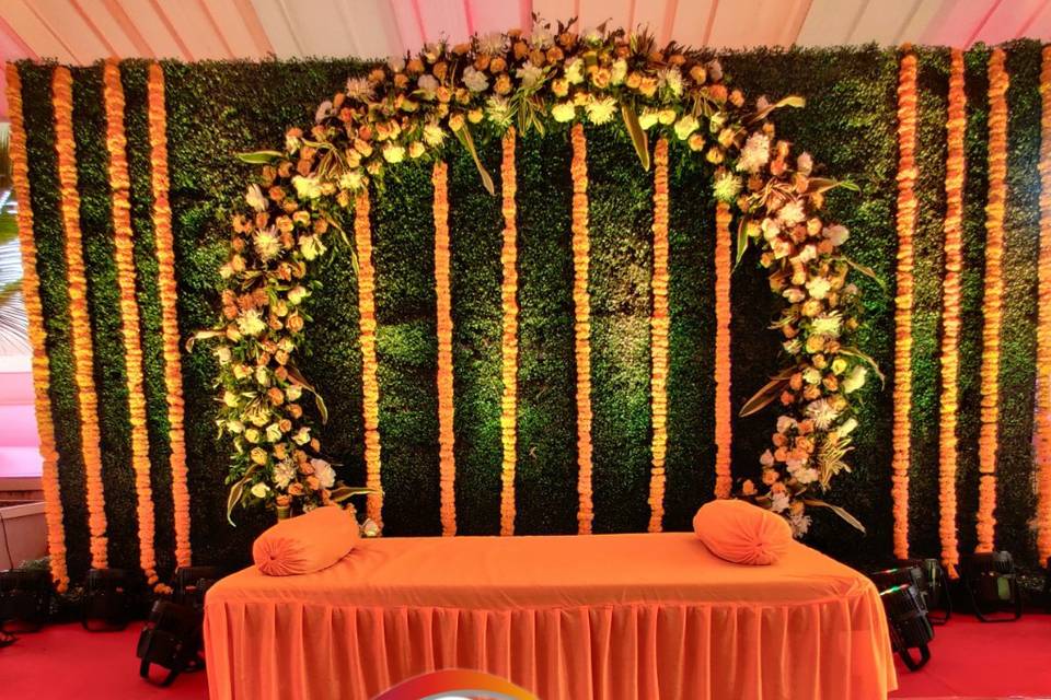 Haldi setup at Hyatt Place