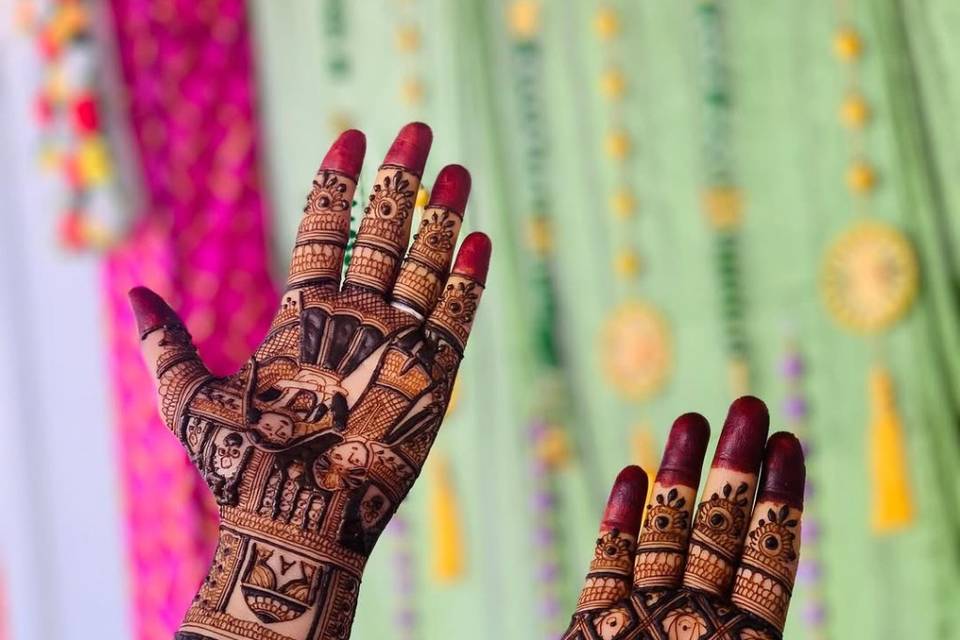 Bridal mehndi design