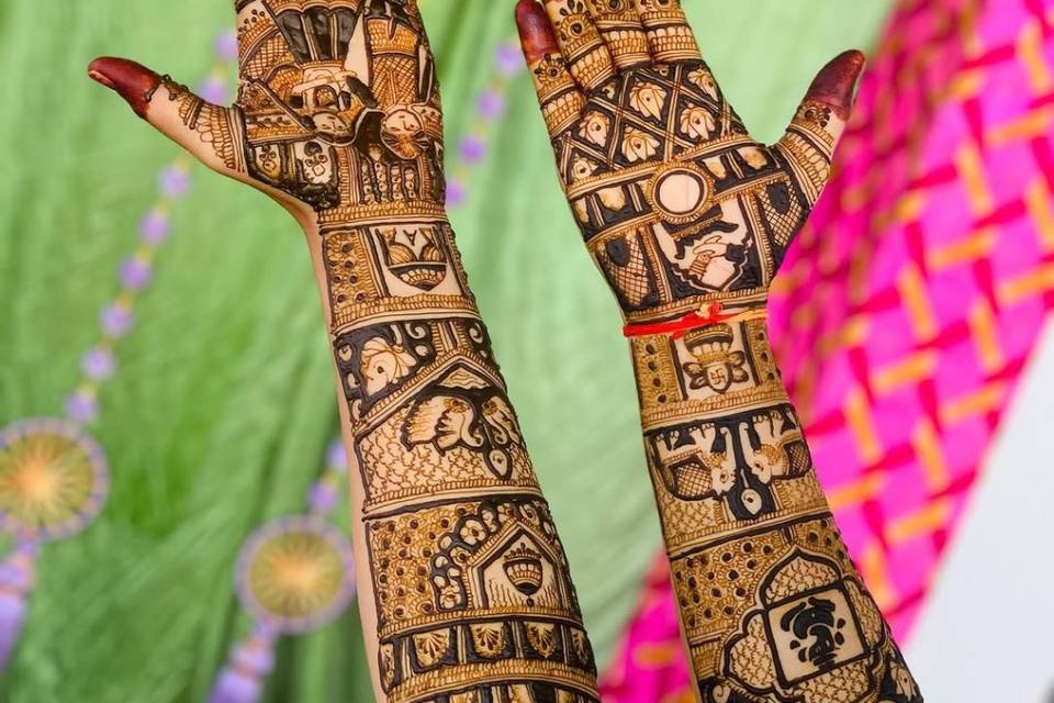 Bridal mehndi design