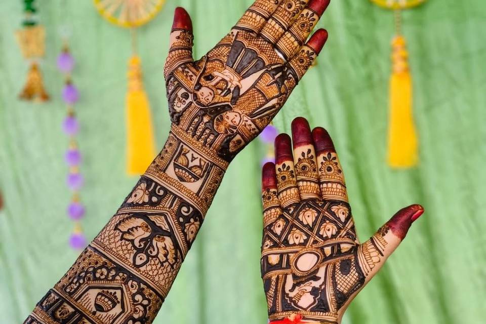 Bridal mehndi design