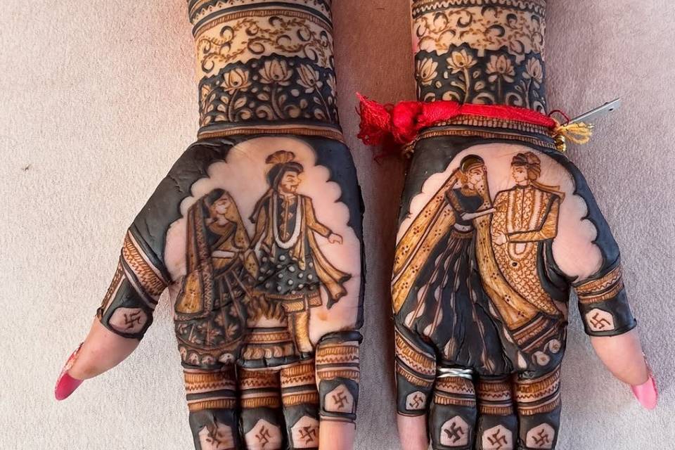 Bridal mehndi design