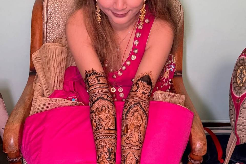 Bridal mehndi design