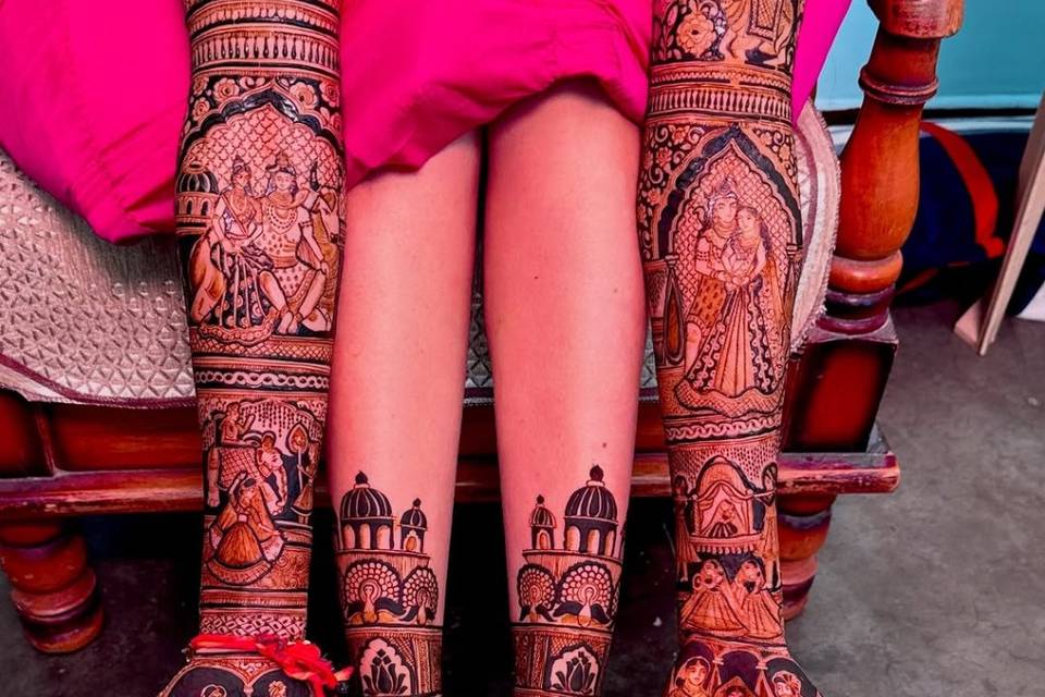 Bridal mehndi design