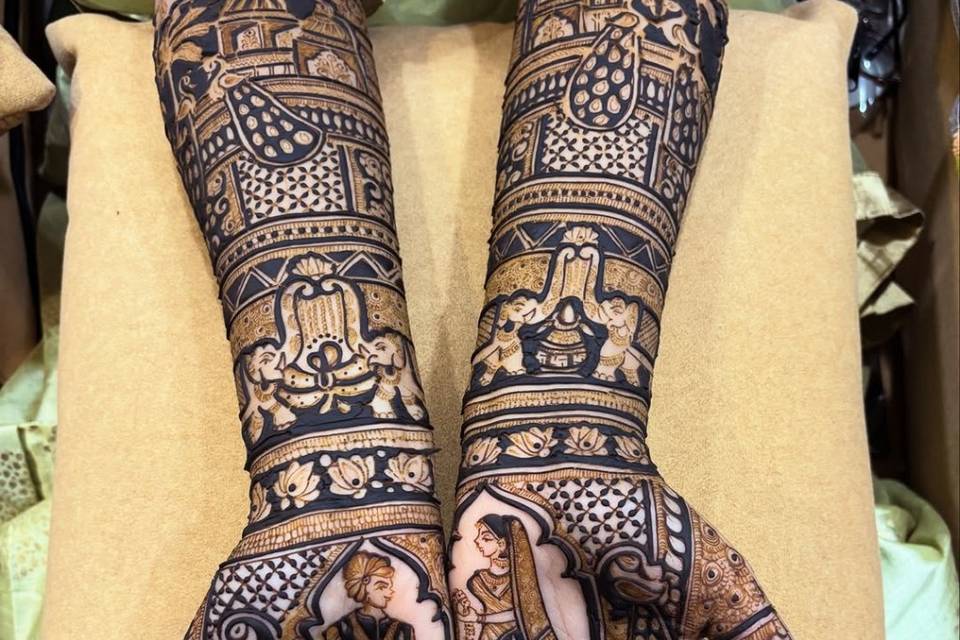 Bridal mehndi design