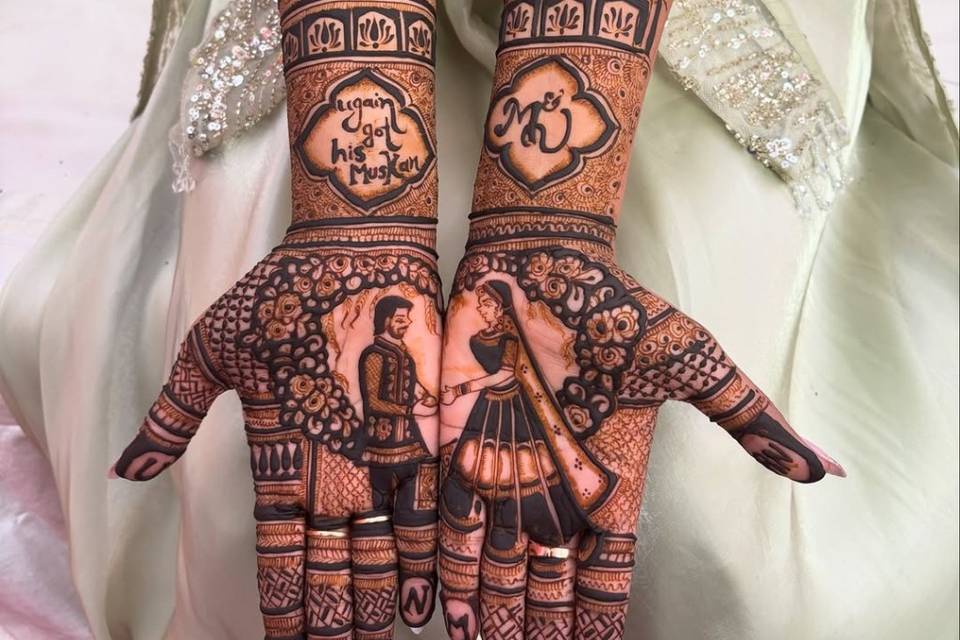 Bridal mehndi design