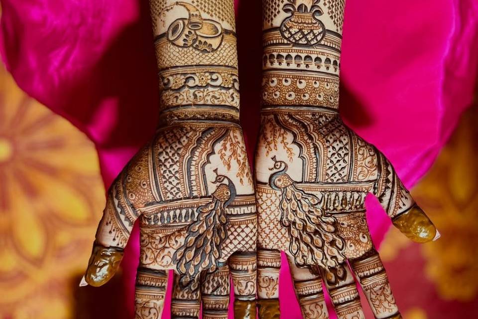 Bridal mehndi design