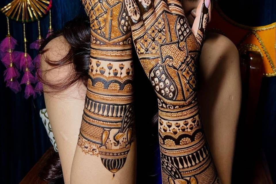 Bridal mehndi design