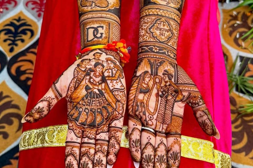 Bridal mehndi design