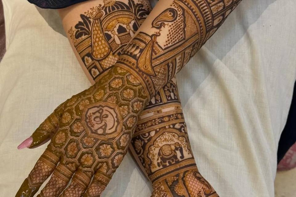 Bridal mehndi design