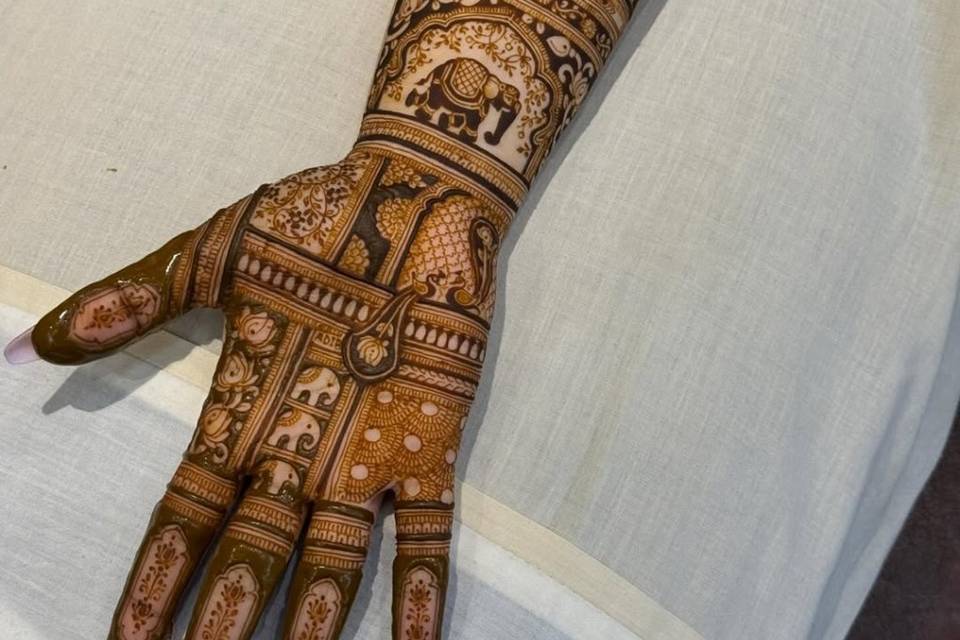 Bridal mehndi design