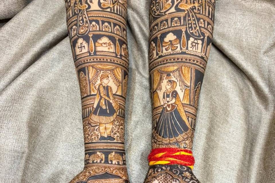 Bridal mehndi design