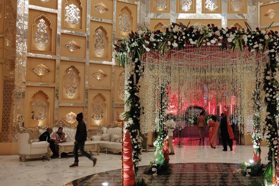 Flower mandap