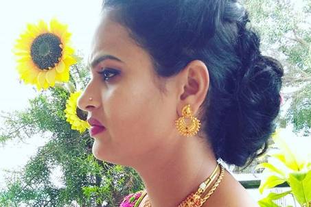 Chaithra Gowda Makeup & Hair