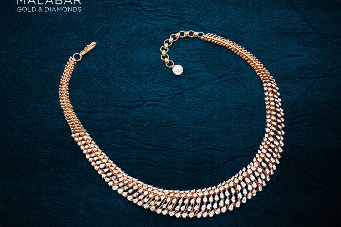 Traditional Kerala Design 22KT Gold Mango Necklace
