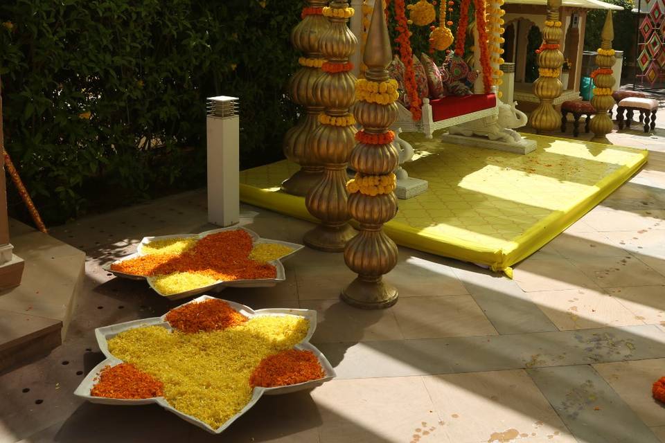 Haldi decor