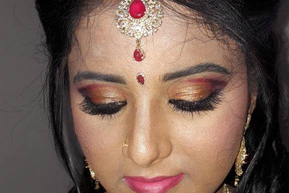 Bridal makeup