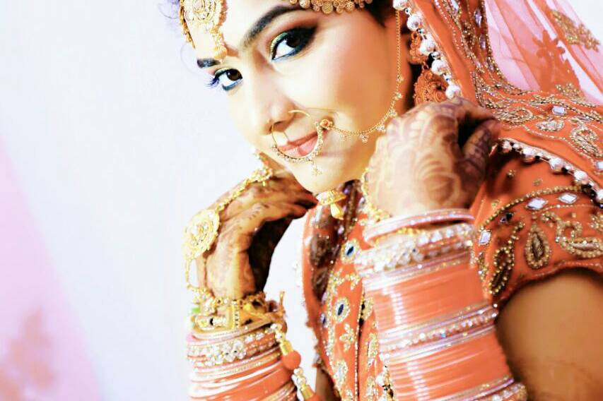 Bridal makeup