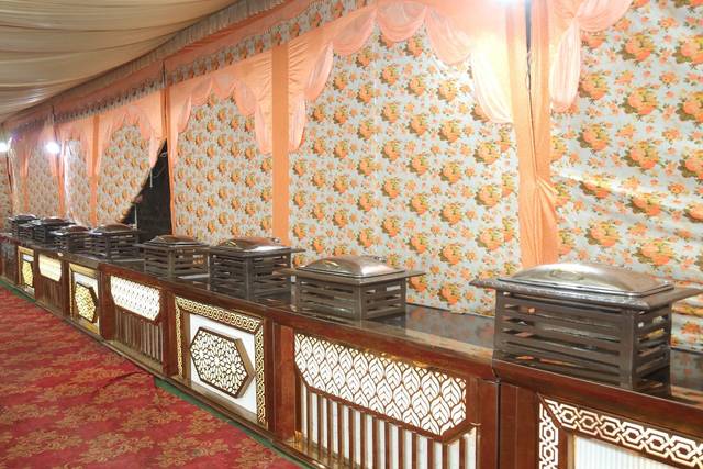 Catering setup