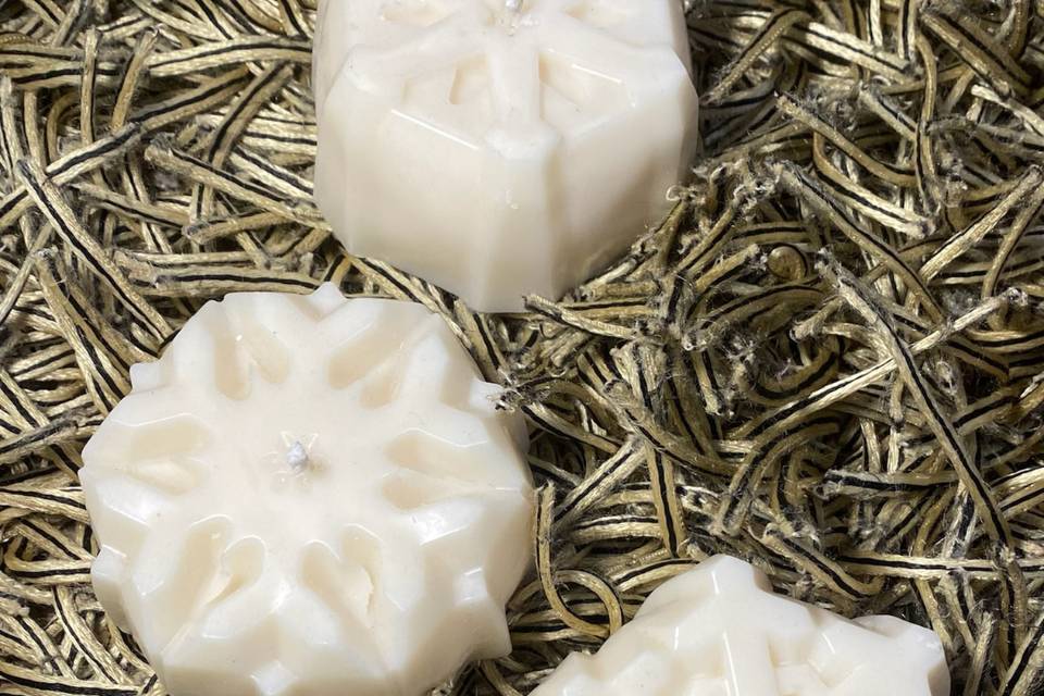 Snowflake Candle, 100 gms