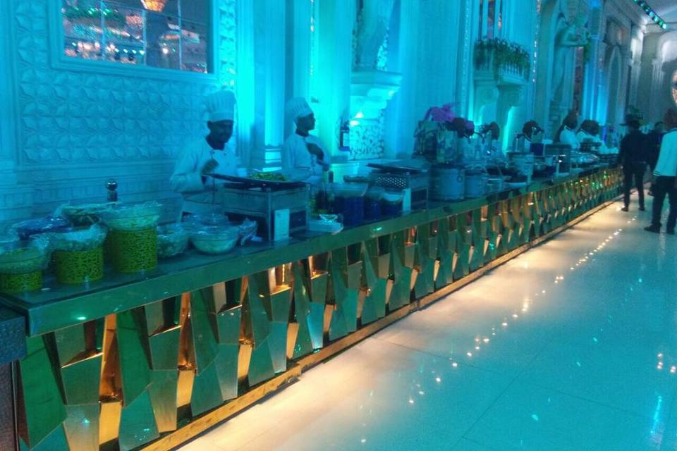 Buffet area