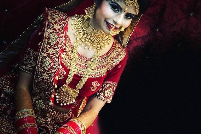 Bridal makeup