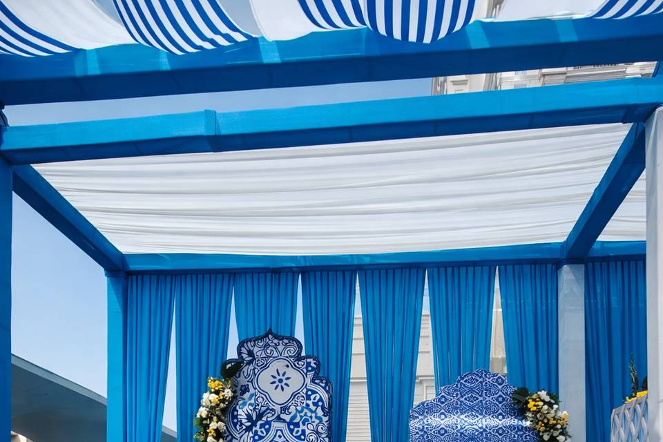 Traditional Indian Event Stage