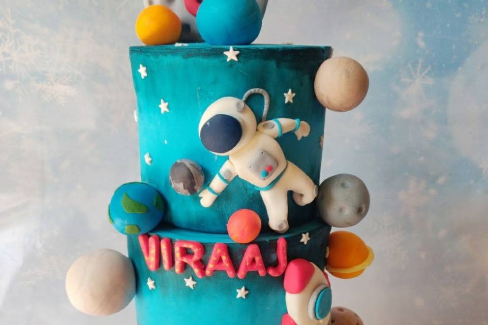 Space Theme Cake