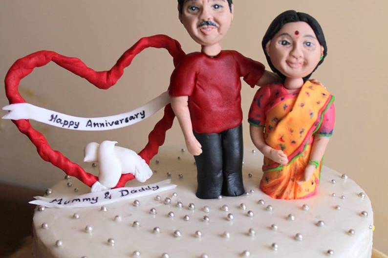 Anniversary Cakes For Parents