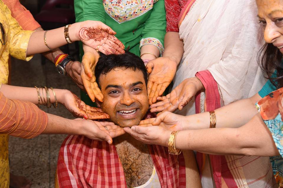 Groom Haldi