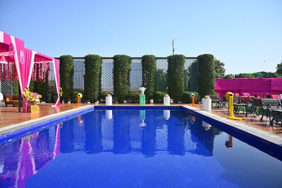Poolside
